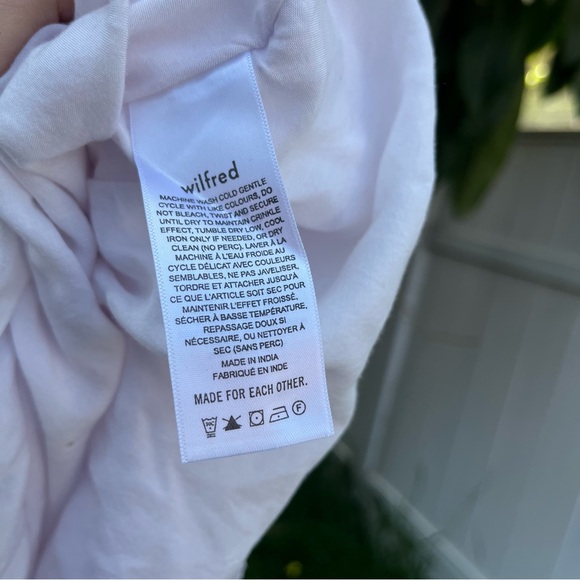 Aritzia Wilfred Sidonie Pale Lilac Dress. - Picture 9 of 15